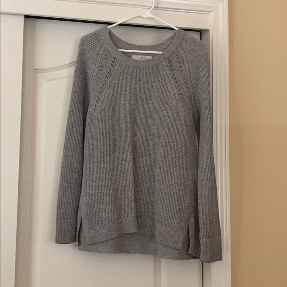 Loft grey sweater